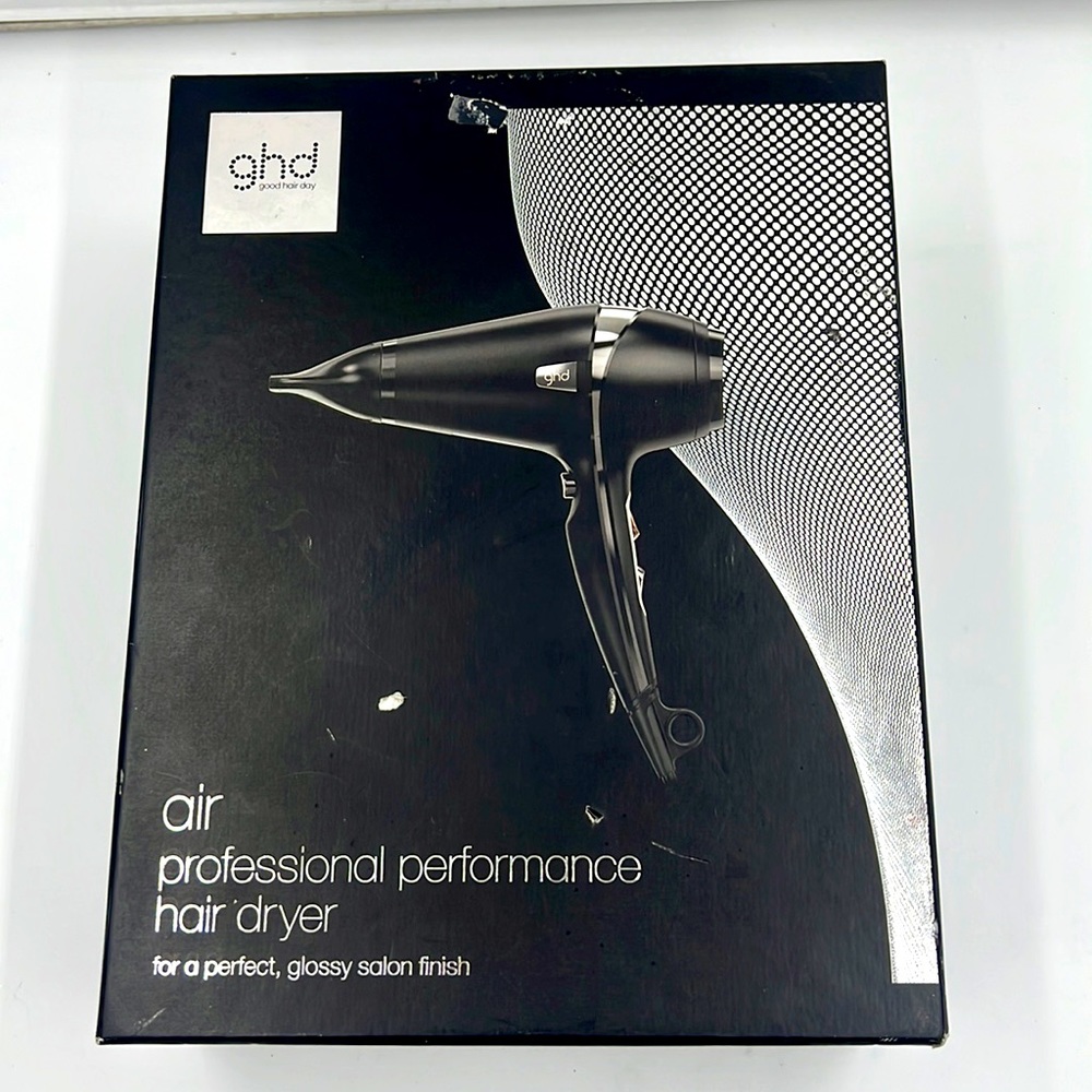 NIB ghd air Professional Hairdryer, Black Open.Box Gently used look like New